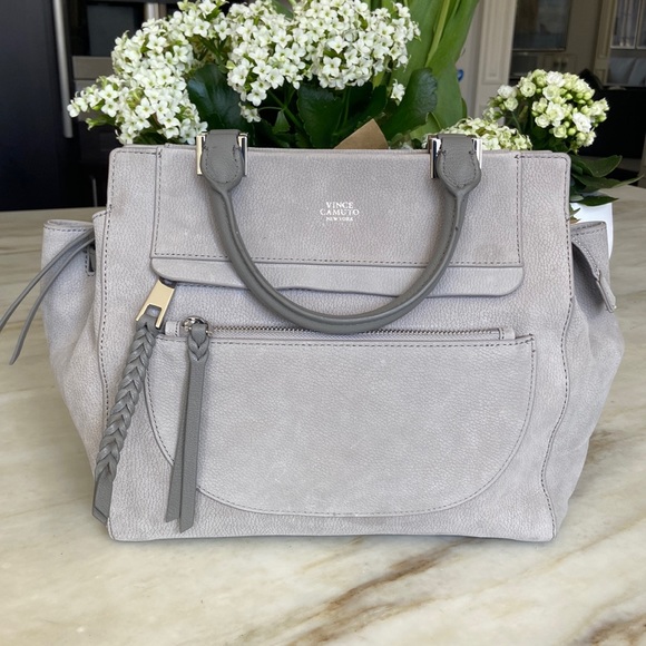 Vince Camuto Ayla Leather Purse in Cloud grey- multi pocket, brand new condition - Picture 4 of 12